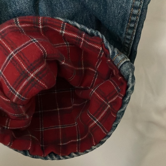 Eddie Bauer: Red Flannel Lined- 100% cotton- Relaxed Jeans- 10 - Picture 6 of 16